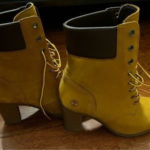 Women’s Timberland boots with heel